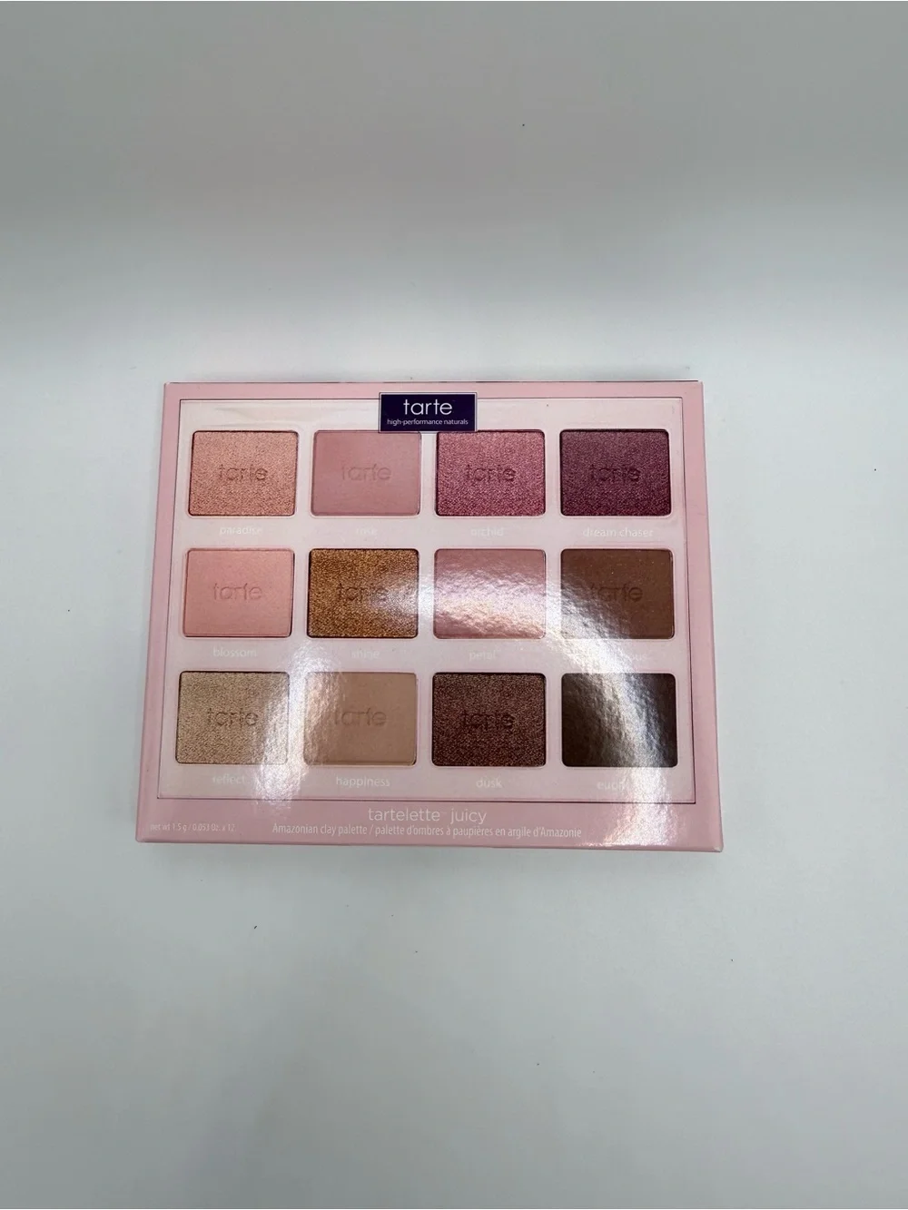 Tarte Tartelette Juicy Amazonian Clay Eyeshadow Palette- NEW